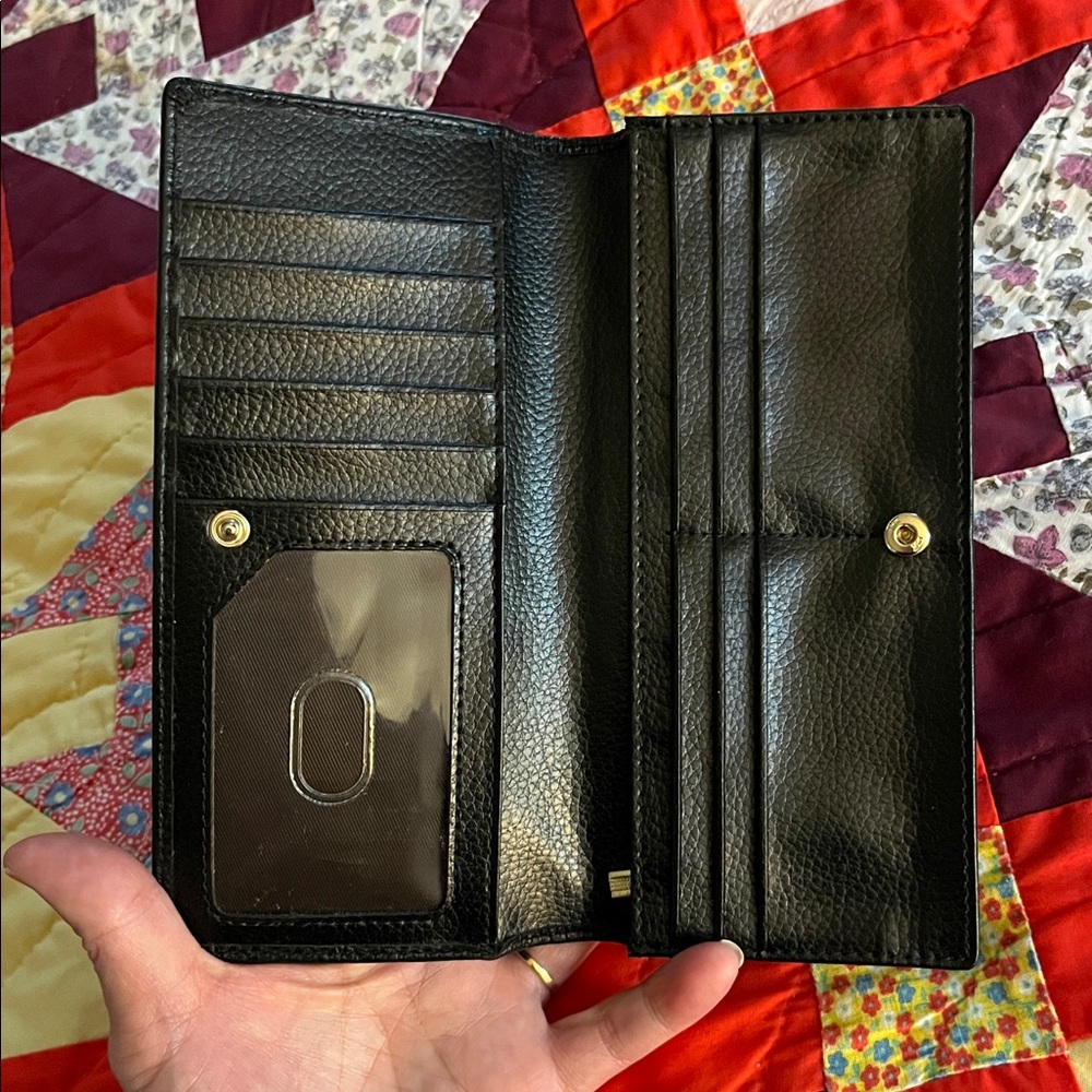 LAVEMI Genuine Black Pebbled Leather Wallet - Picture 9 of 16